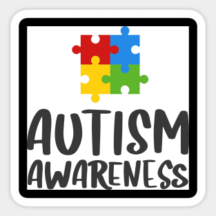 Autism Awareness Puzzle Sticker